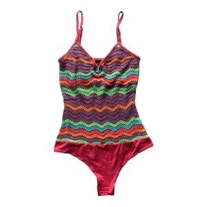 New Look Colorful Knit Tank Top Body‎ Suit
Size S
New Without Tags